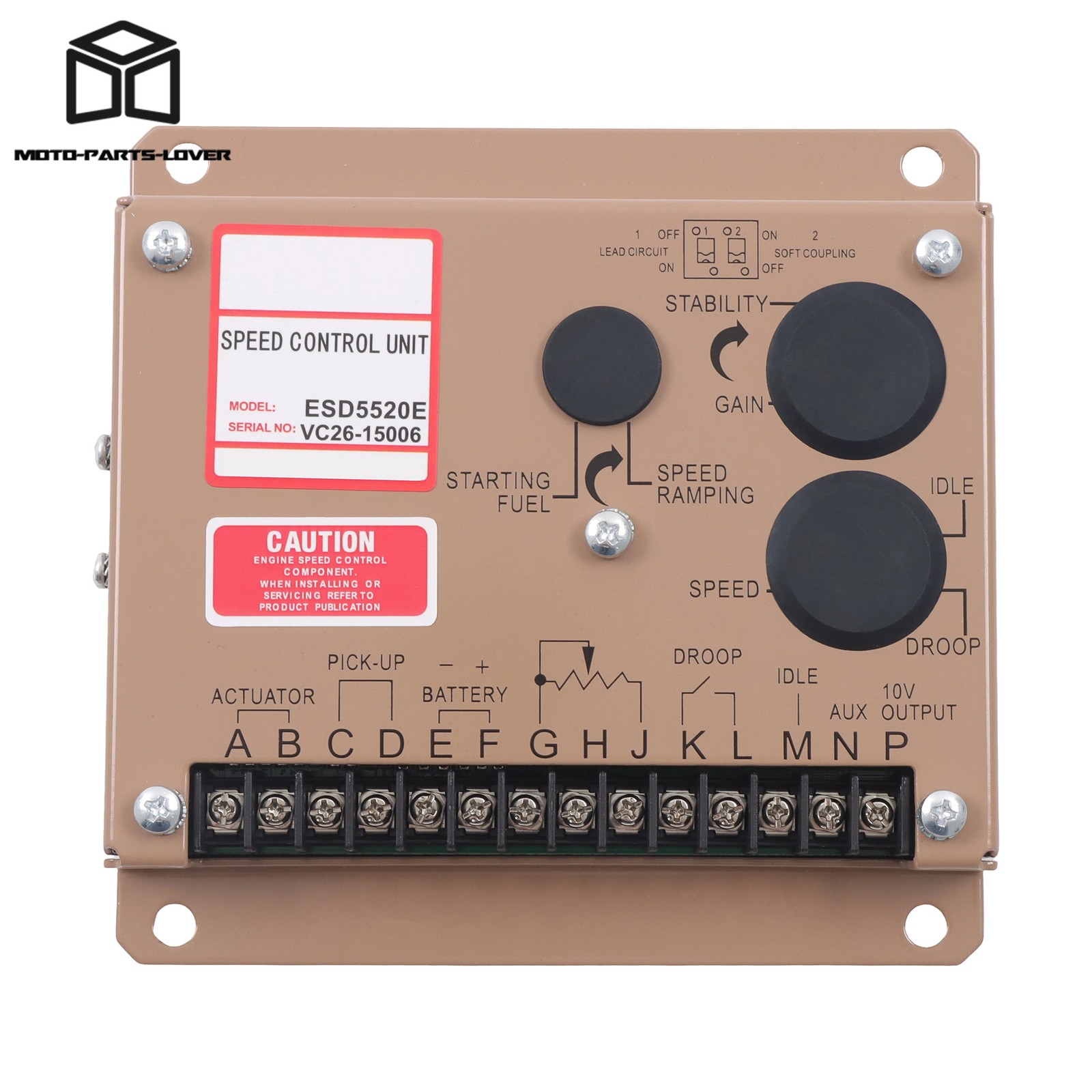 ESD5520E Engine Speed Control Module Generator Governor Controller