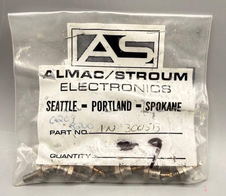 Lot of 9 Motorola 1N3005B 10W 100V Stud Mount Zener Diodes DO-4 Vintage