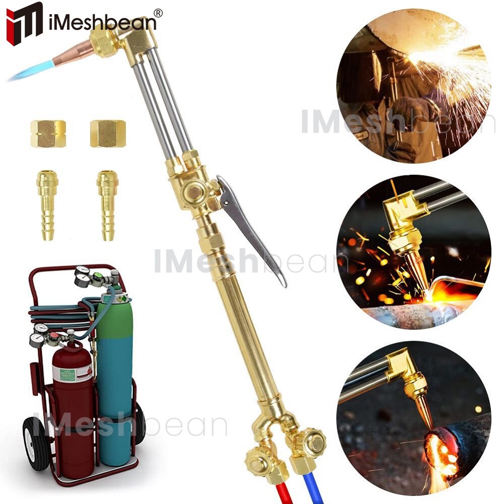 Oxygen Acetylene Welding Cutting Torch Set Fit Victor Style CA1350, 100FC Handle