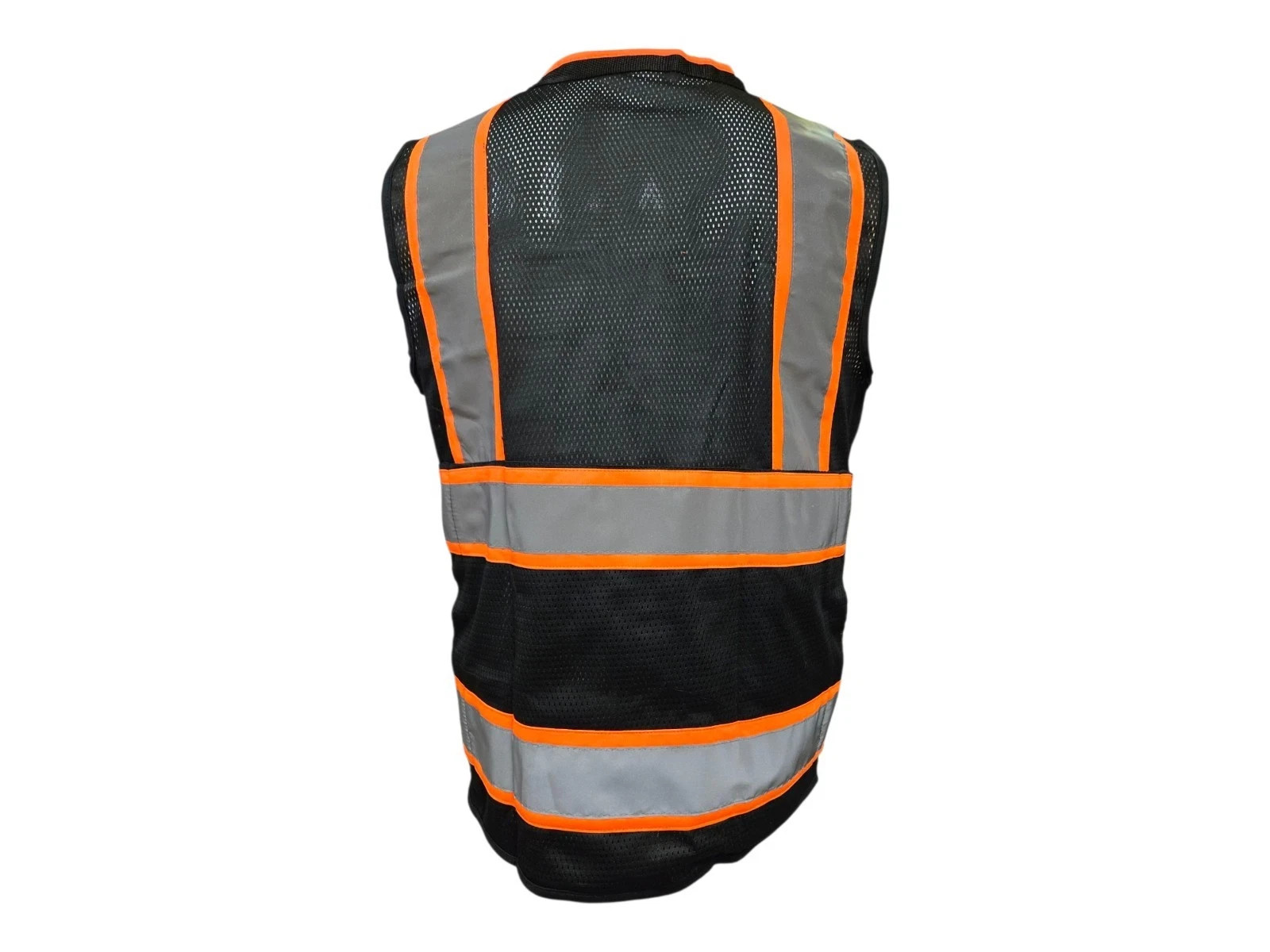 USA PATRIOT Black Hi-Vis Safety Vest With Plan/TABLET Pocket