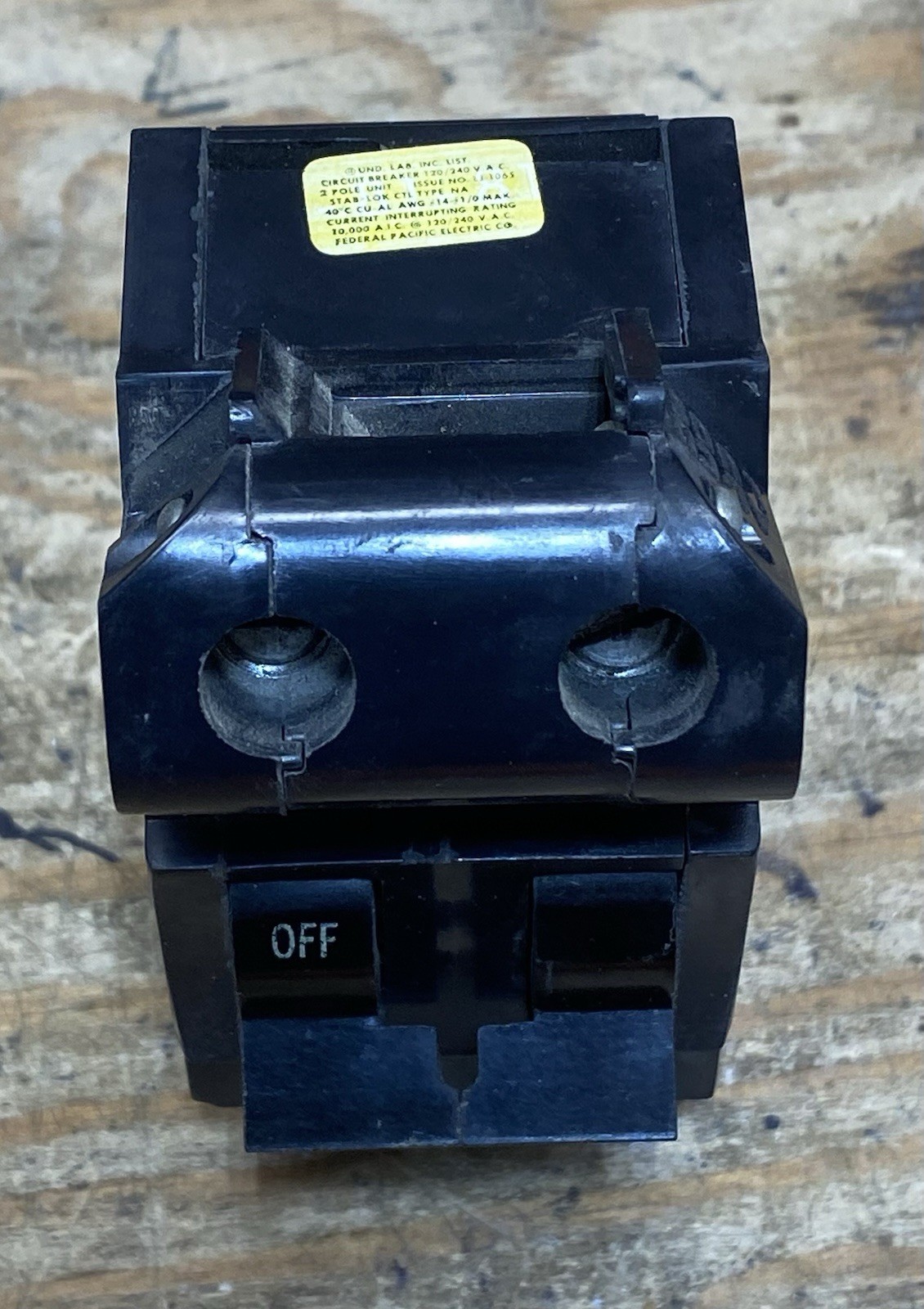 Federal Pacific NA2100 – 100 Amp 240V StabLok Type NA Circuit Breaker