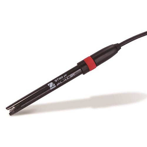OHAUS ST310 3-in-1 Plastic pH Electrode, 14 pH, 80°C, Refillable