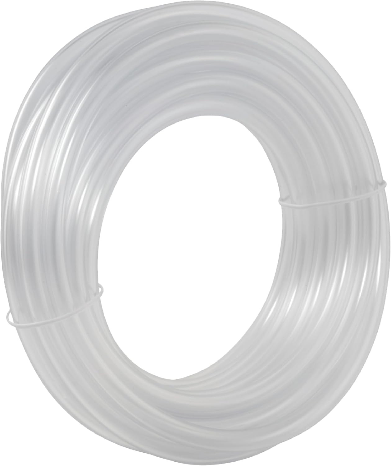 0.17 Inch ID (1/4 Inch OD) PVC Clear Vinyl Tubing, 20 Foot Length, 98560