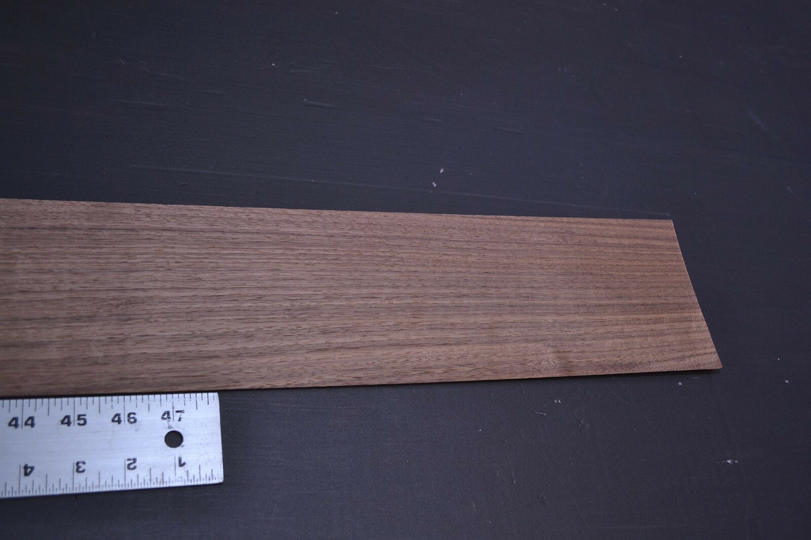 Walnut Raw Wood Veneer Sheet 4.5 x 61 inches 1/42nd thick 7628-22