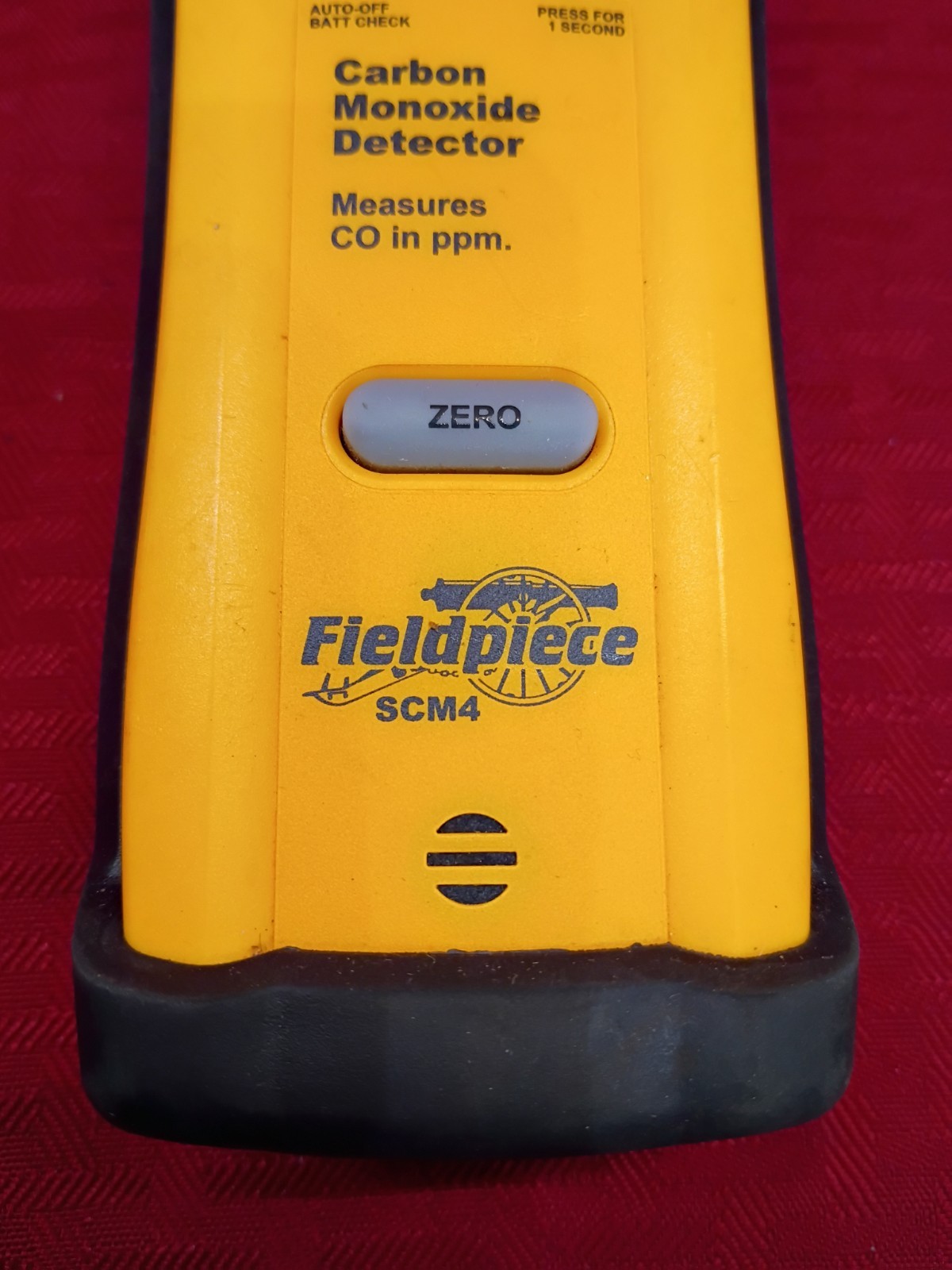Fieldpiece SCM4 Carbon Monoxide Detector – Black/Yellow