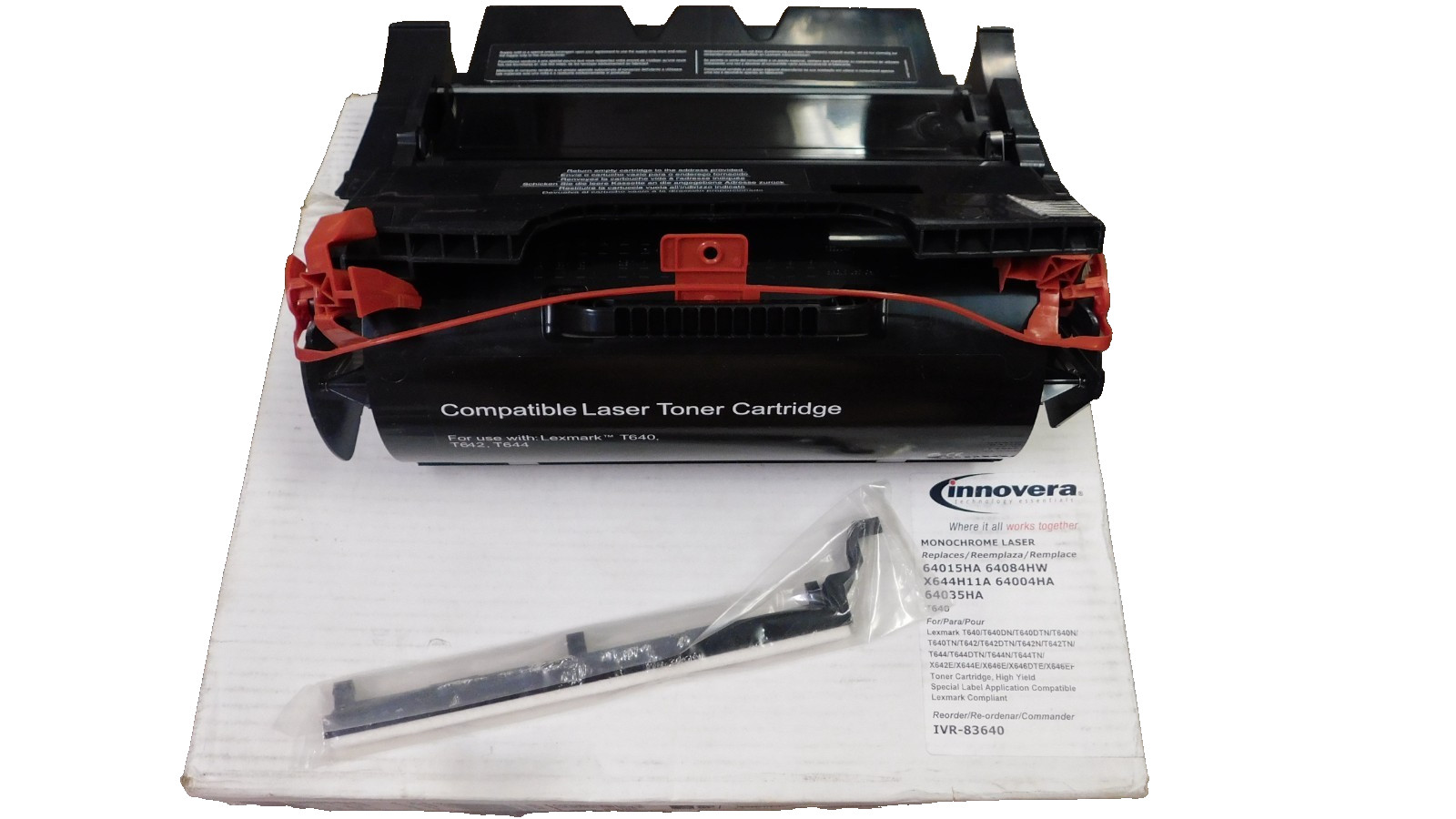 Innovera 83640 Remanufactured 64015ha High-Yield Toner – Black-Open Box