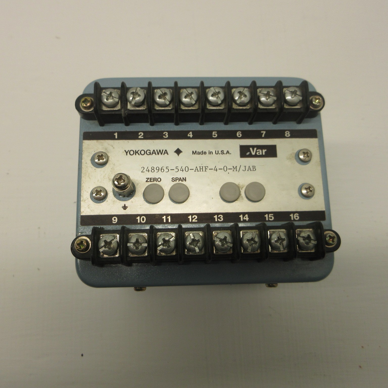Yokogawa 248965-540-AHF-4-0-M/JAB Juxta AC Power Series Var Transducer 120V 831V