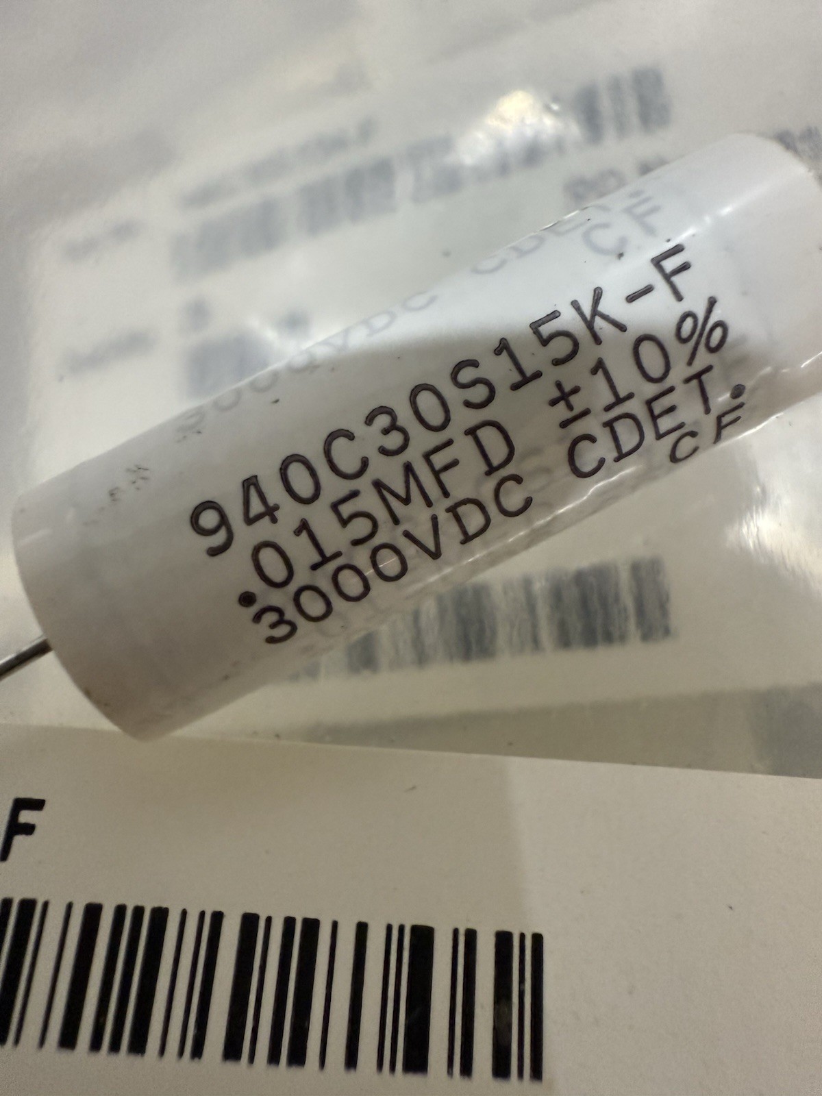 Cornell Dubilier Power Film Capacitor 940C30S15K-F NEW QTY 25 PCS