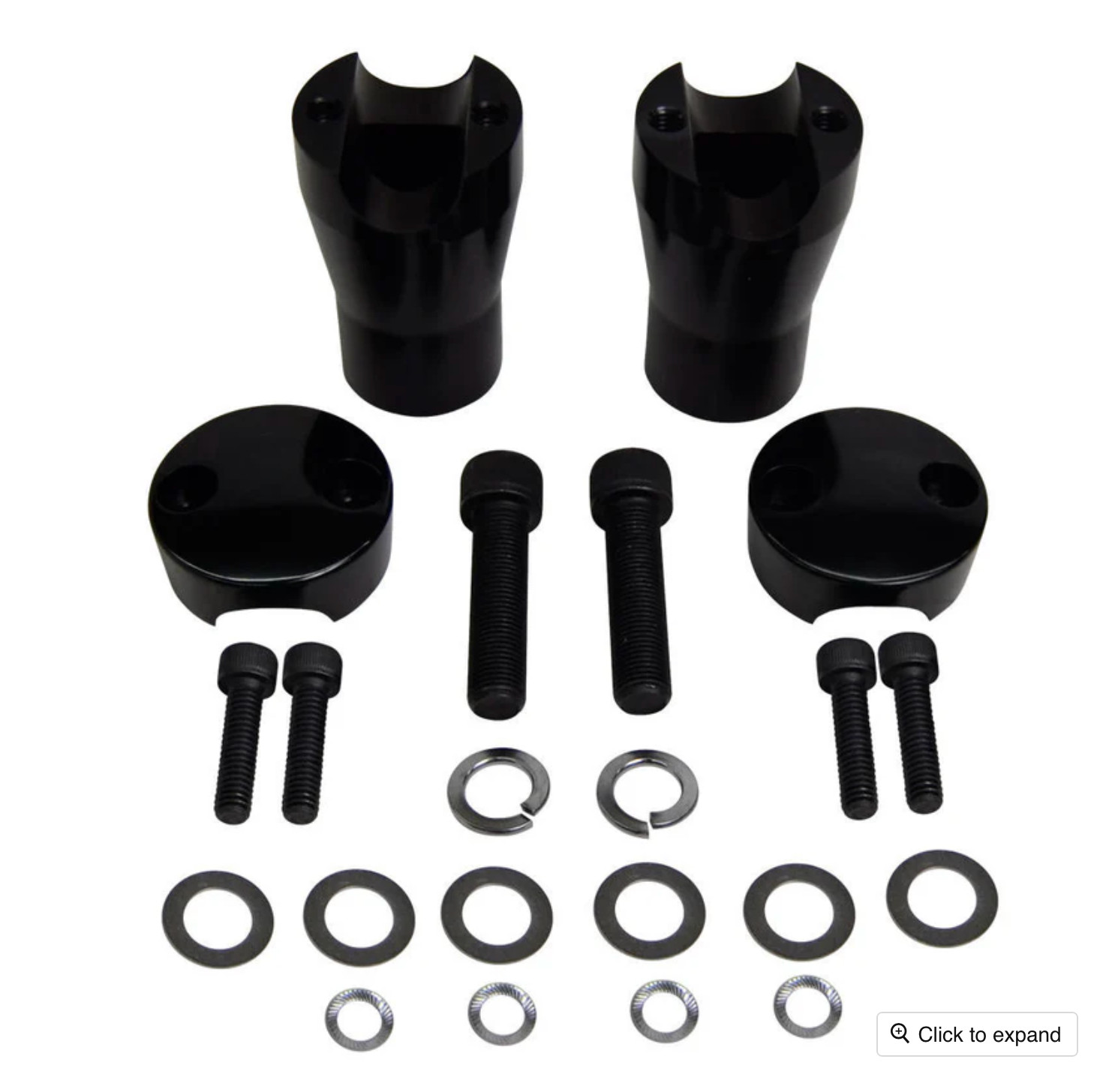 Throttle Addiction 3.0″ Tall Black Springer Risers Kit For Harley chopper NEW