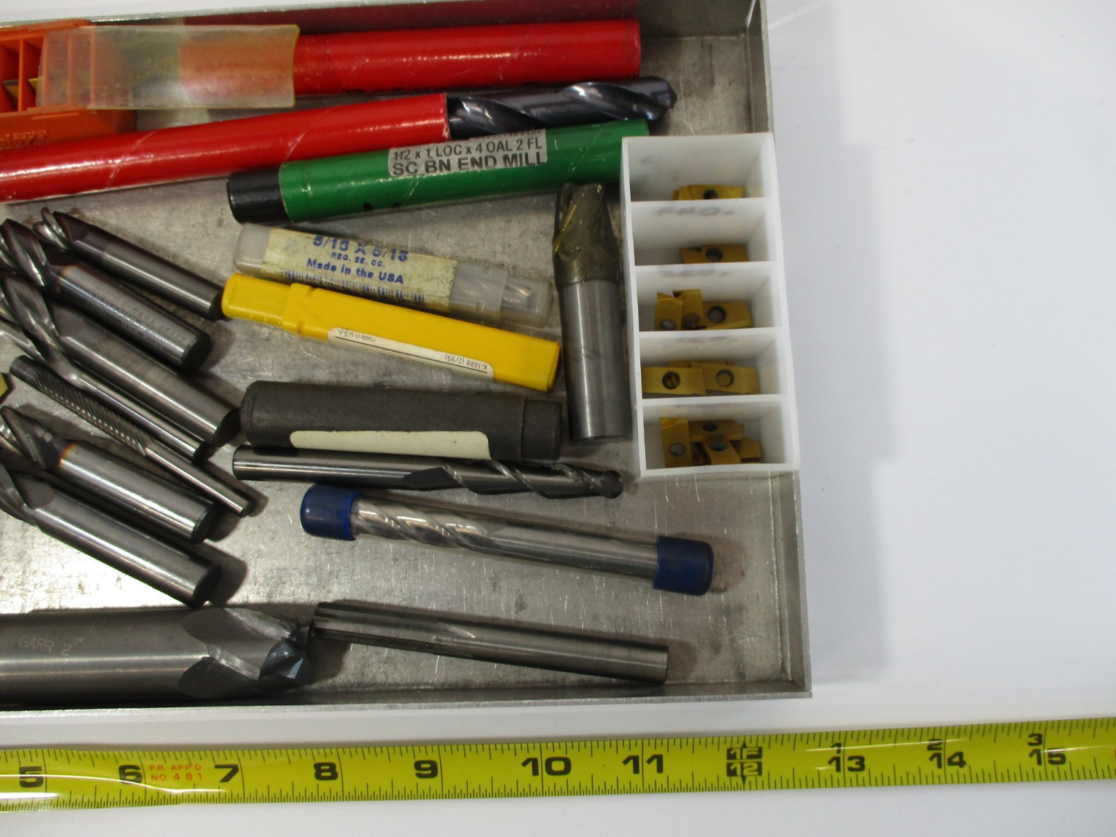 5 POUNDS + of CARBIDE Tungsten Usable & Scrap Inserts, Endmills, Drills MORE 5#
