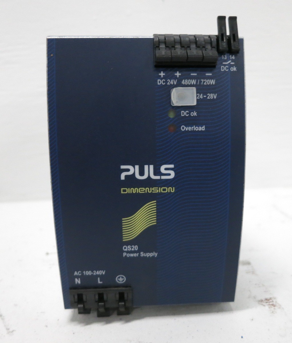 NEW Puls QS20.241 Dimension Power Supply QS20 120/240 VAC – 24 VDC PS QS-20-241