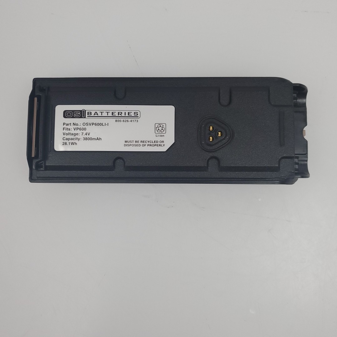 OSI Batteries OSVP600LI-I Replacement Battery 7.4v 3800mAh for EF Johnson VP600