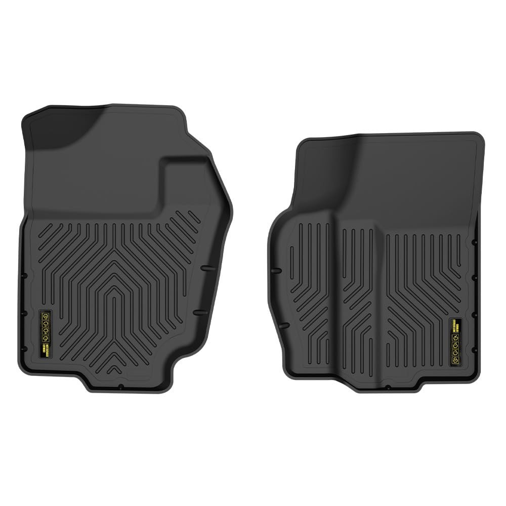 TPE Floor Mats Liners 2PCS for Dodge Ram 1500 1994-2001 2500 3500 1994-2002 Blac