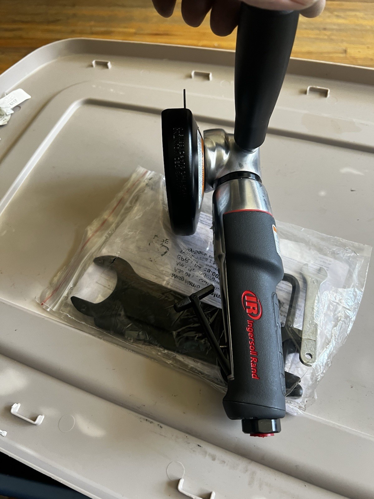 Ingersoll Rand 3445MAX Pneumatic Angle Grinder 4.5″ . New With Out Box.