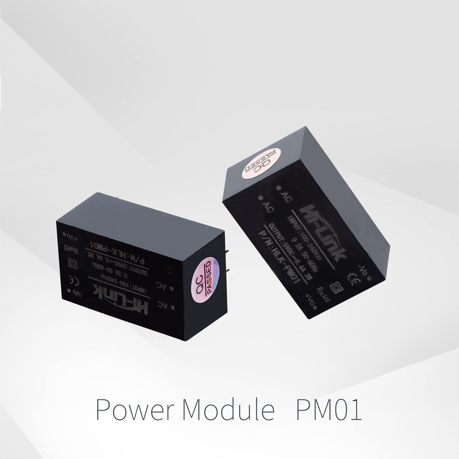 Mini Step-Down AC-DC 220V to 5V 3W Power Supply Module 3 Pack Isolated for DIY