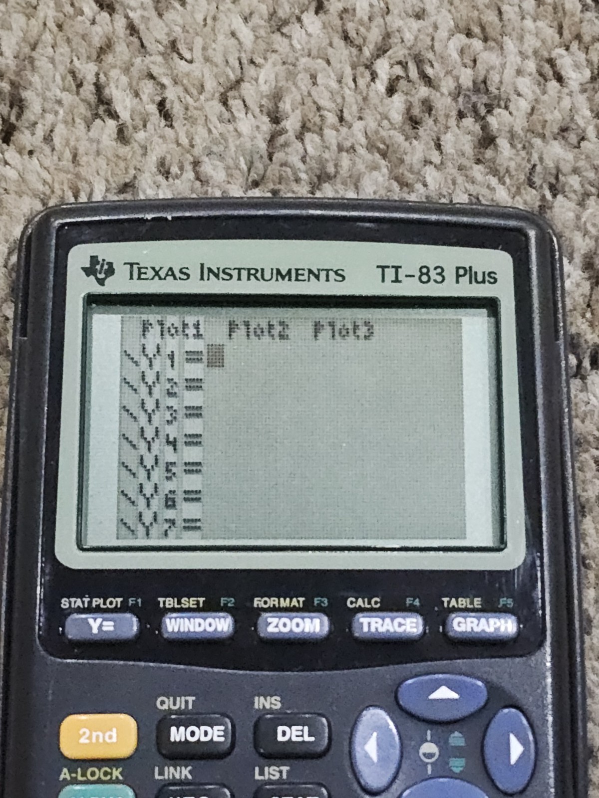 Texas Instruments TI-83 Plus Graphing Calculator – Black (83PL/TBL/1L1/A)