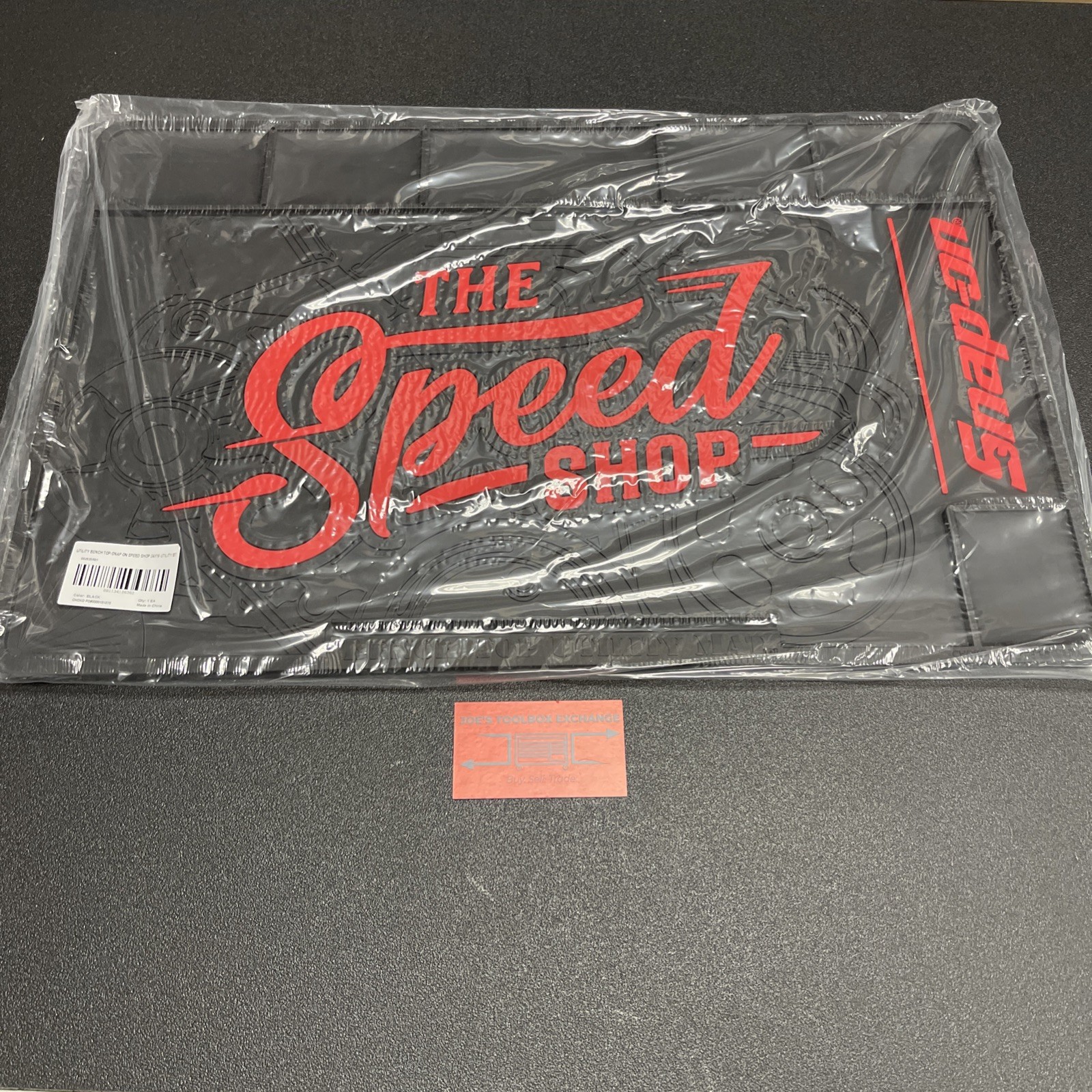 Snap-on Bench Top Mat 16×24 “The Speed Shop” NEW. Thick Rubber Mat