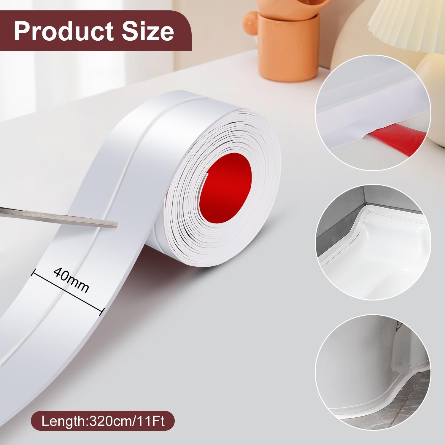 Caulk Tape, Toilet Caulk Strip, Toilet Sealer Around Toilet Base, Caulk Tape …