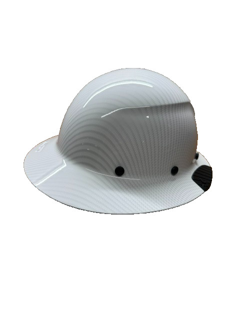 LIFT Safety HARD HAT, NEW! HDF-24CWG DAX Carbon Print GLOSS White