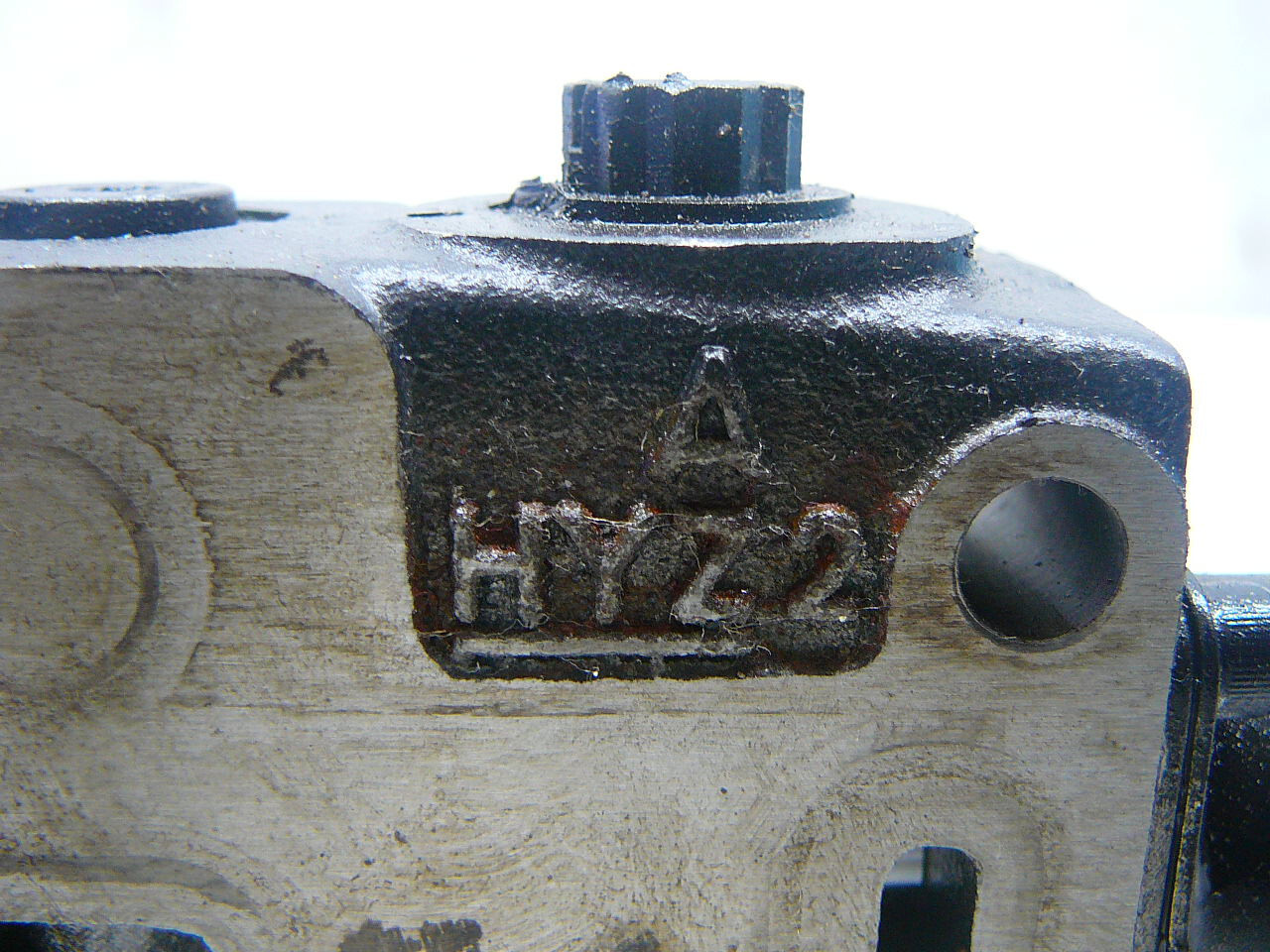 PARKER SINGLE SPOOL HYDRAULIC CONTROL VALVE A 9110, B 1200, A HYZ2 B CN