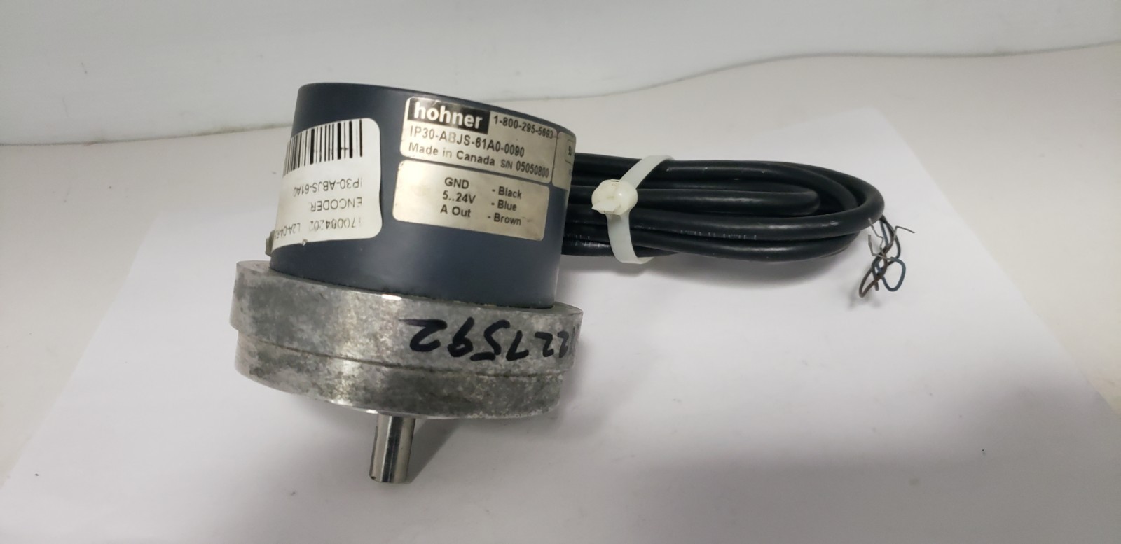 HOHNER IP30-ABJS-61A0-0090 ENCODER, 380mA MAX., CLASS 2