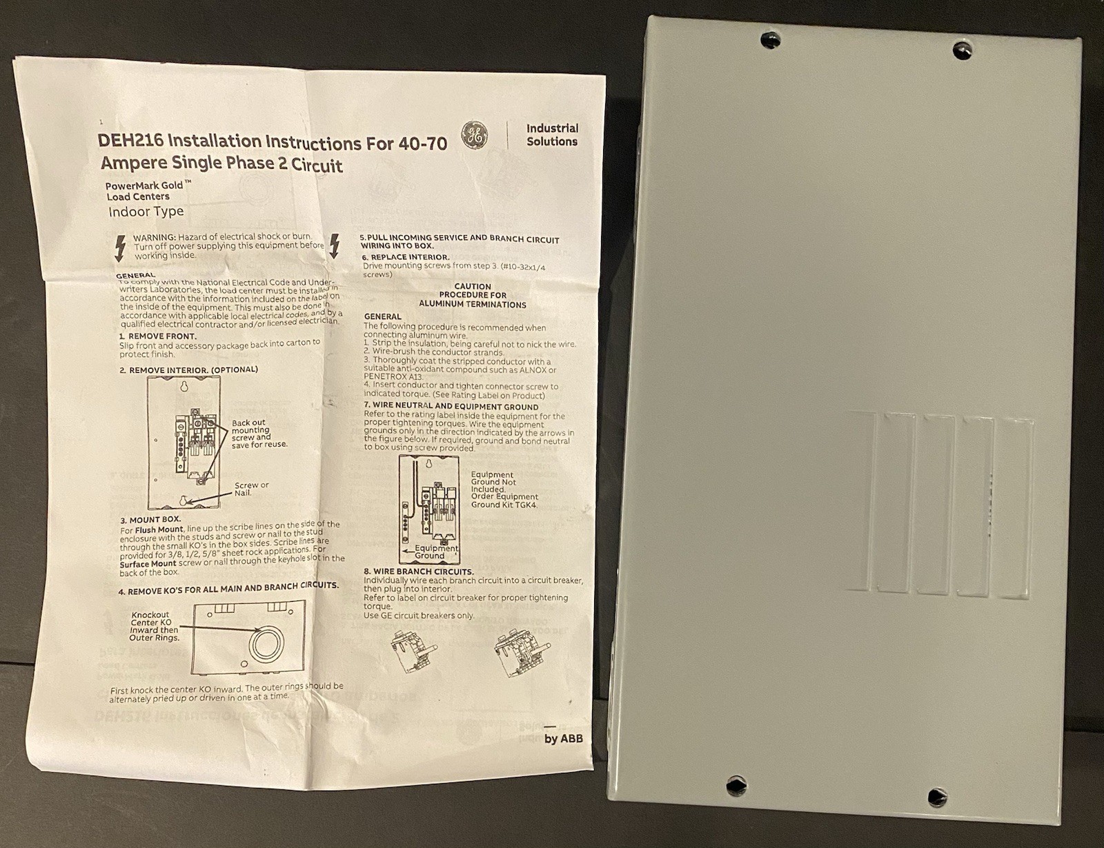 TL270SCUP 2-Space 4-Circuit Indoor Single-Phase Main Lug Circuit Breaker Panel