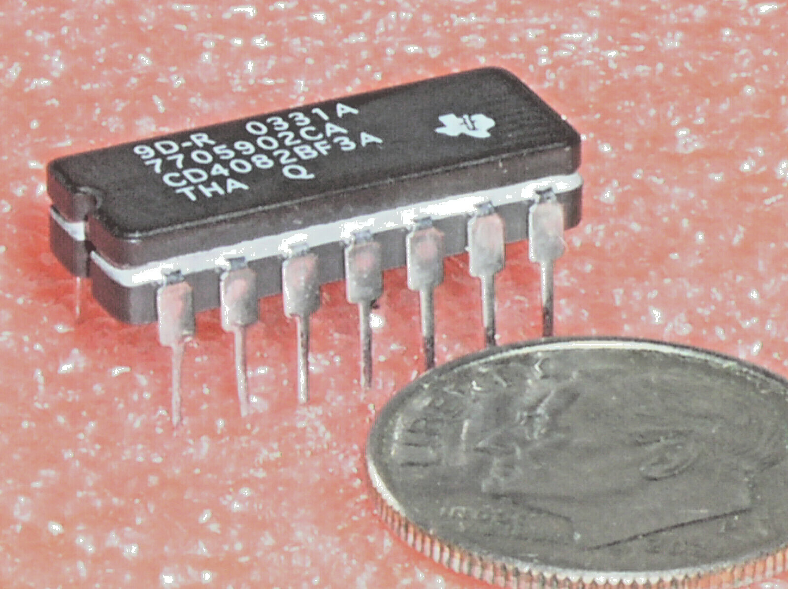 1 NEW TI CD4082-BF3A MIL CERAMIC DUAL 4 INPUT AND GATE MILITARY TEMP IC USA SHIP