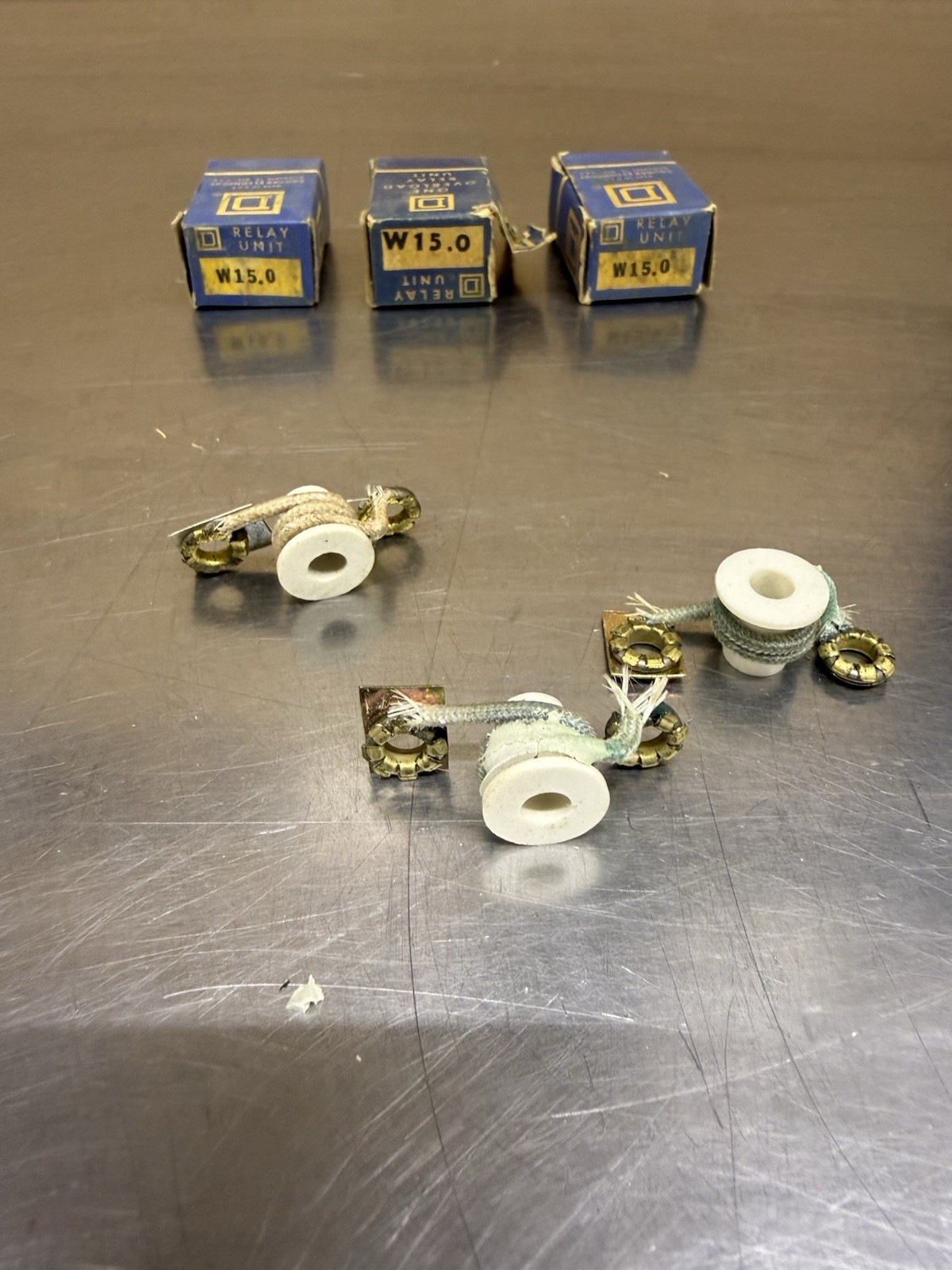 Lot Of 3 Square D W15.0 Thermal Overload Relay Heater Unit W 15.0 New Old Stock