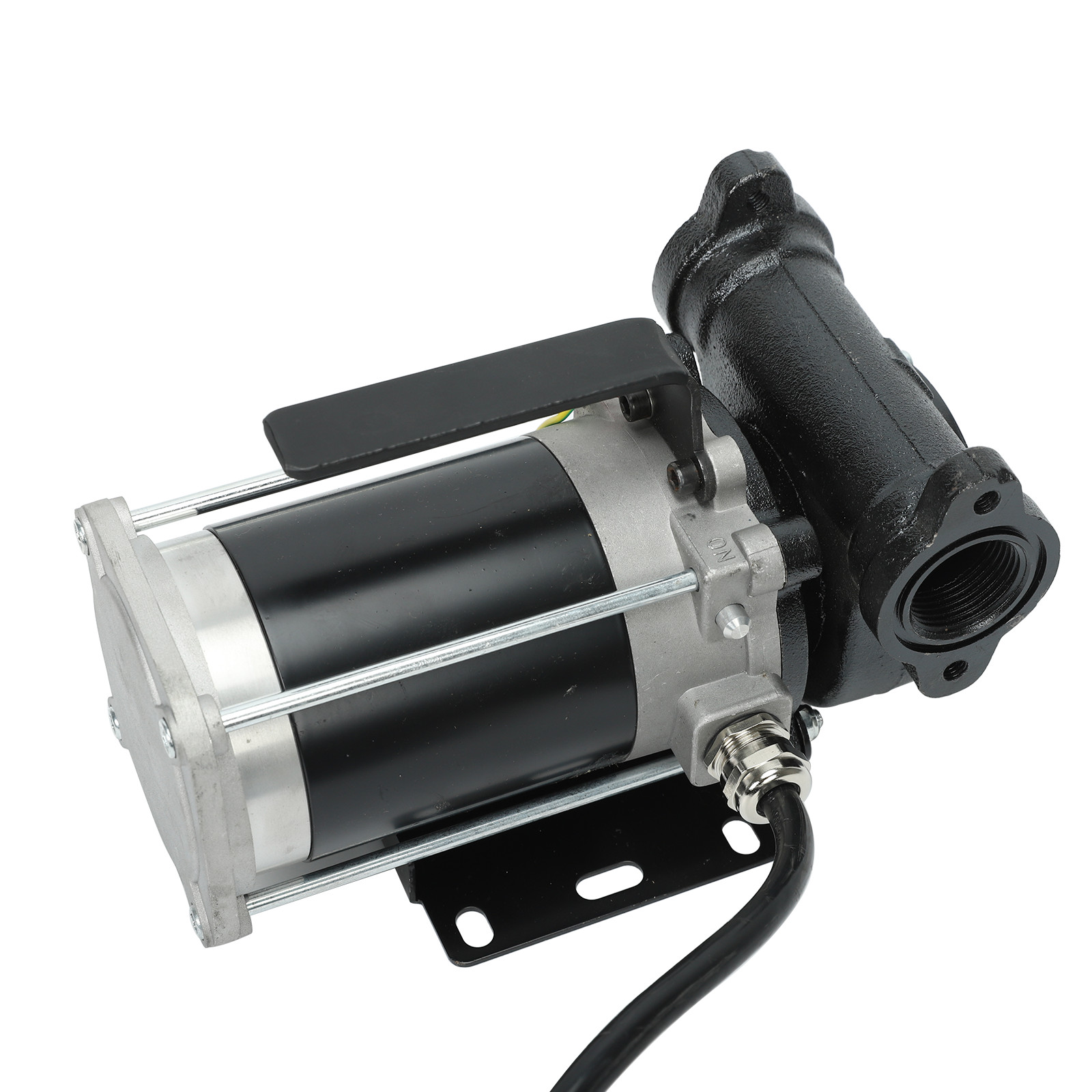 12V Gasoline Fuel Transfer Pump Kit, 15 GPM / 57 LPM Self-Priming Fuel Pump