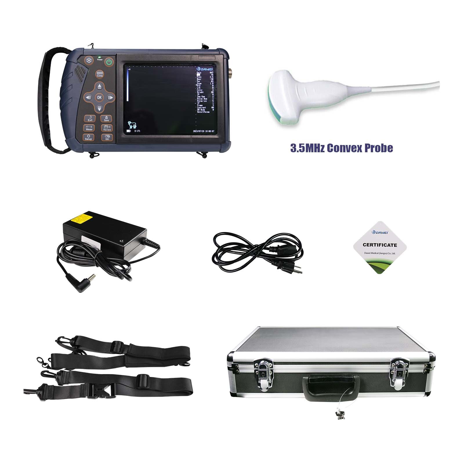 Veterinary Ultrasound Scanner Convex probe Pregnancy Test for Sheep Goat Pig dog
