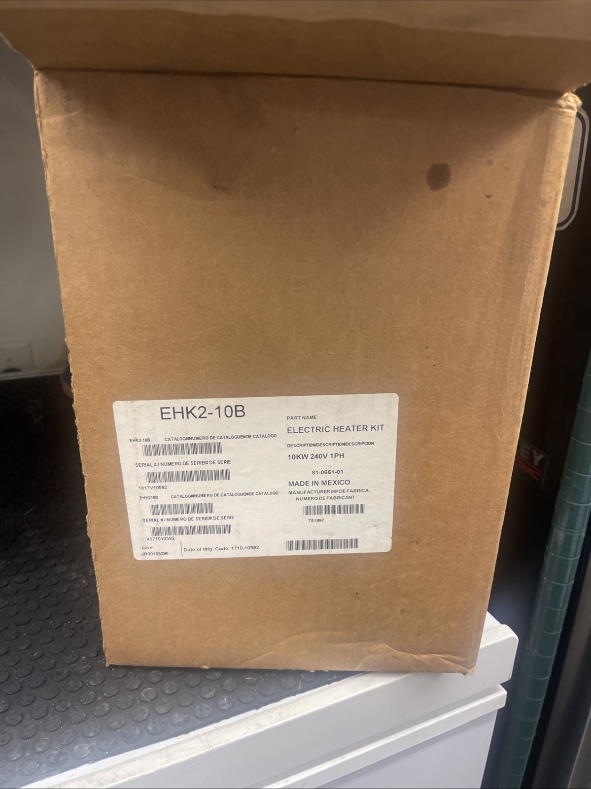 TUTCO EHK2-10B 10kW 240V Electric Heater Kit
