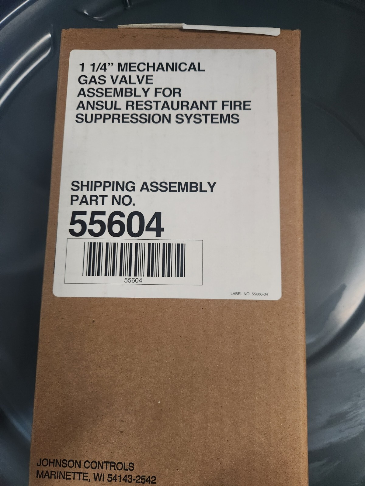Ansul PN 55604 1.25″ Gas Valve