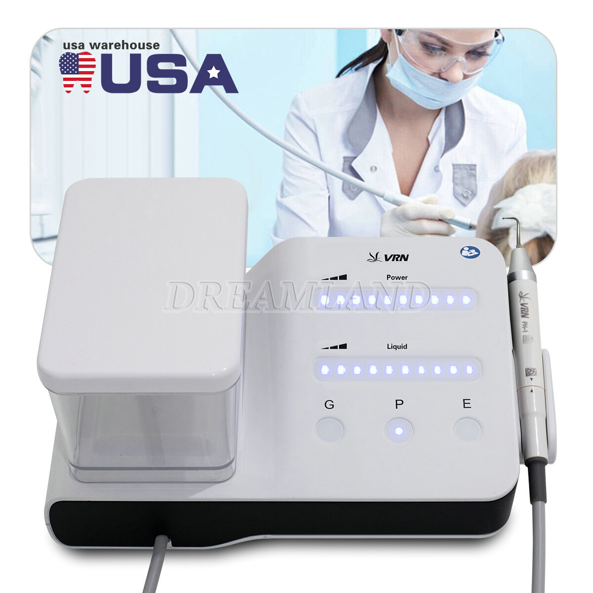 Ultrasonic Dental Scaler + Accessories