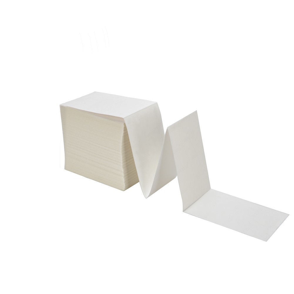 1000/Stack 4″x6″ Fanfold Direct Thermal Shipping Labels Zebra & Rollo Printers