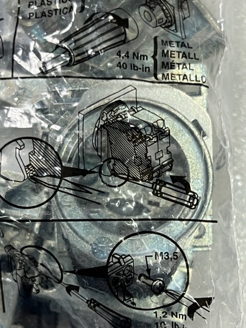Bag of 10 pcs – 800F-ALM Ser A Metal Mounting Latch New in Sealed Bag