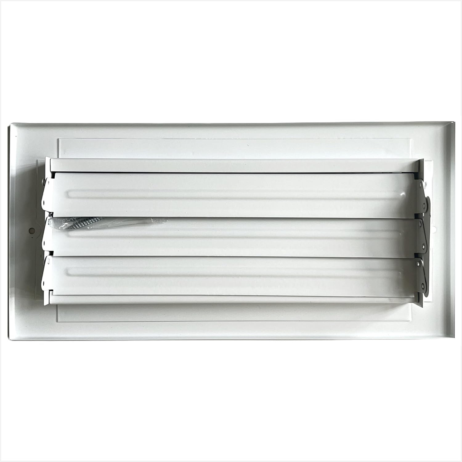 10″X 4″ (Duct Opening Size) 3-Way Stamped Face Steel Ceiling/Sidewall Air Supply