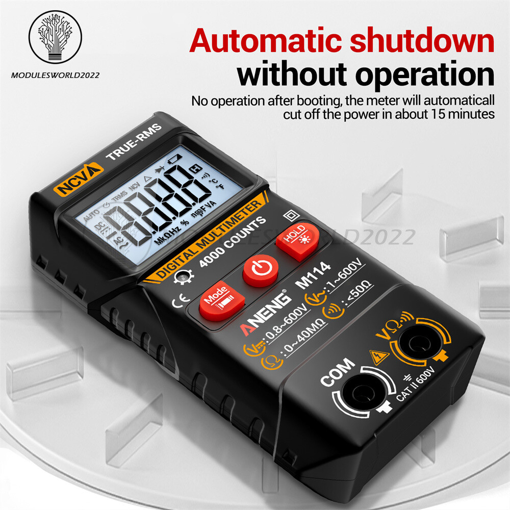 ANENG Digital Multimeter Automatic Voltmeter NCV Resistance Electrician Tester