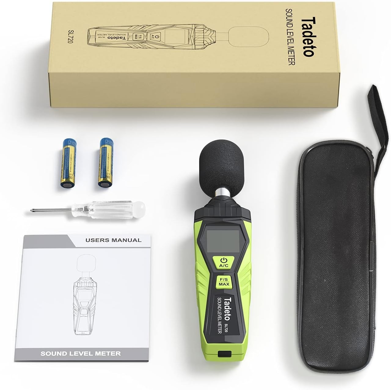 Digital Sound Level Meter MAX Data Hold Backlight
