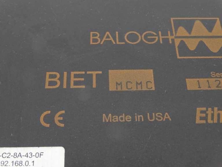 BALOGH BIET-MCMC RFID SCANNER
