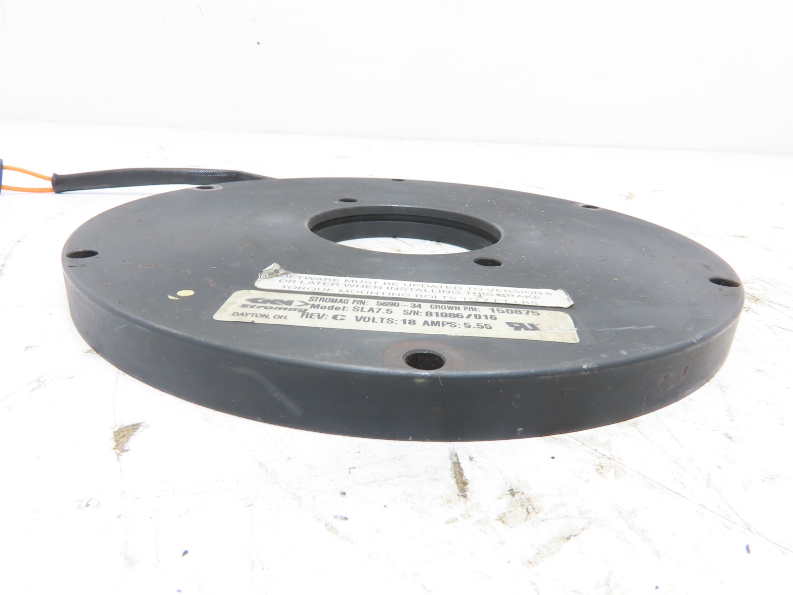 Crown Brake Right Handed Assembly 18VDC 5.55A 150875 Stromag 5690-34 SLA7.5