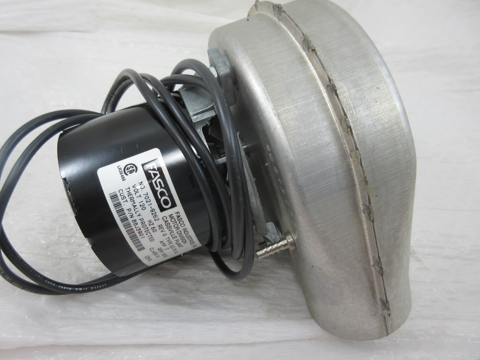 LENNOX 11K95 88J3901 FASCO 7021-9262 INDUCER BLOWER W/ PRES. SWITCH 71J3301