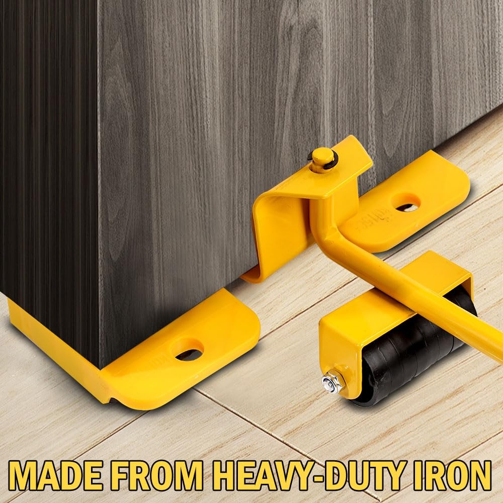 Furniture Lifter Mover Tool Set with Wheels Heavy Duty Moving Dolly Kit for S