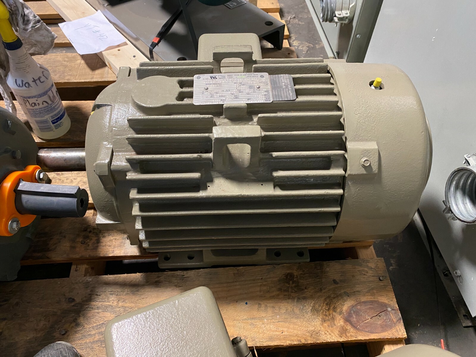 👀 NEW GE GENERAL ELECTRIC 15 HP ELECTRIC MOTOR 254T FR 3550 RPM 5KS254SAA108