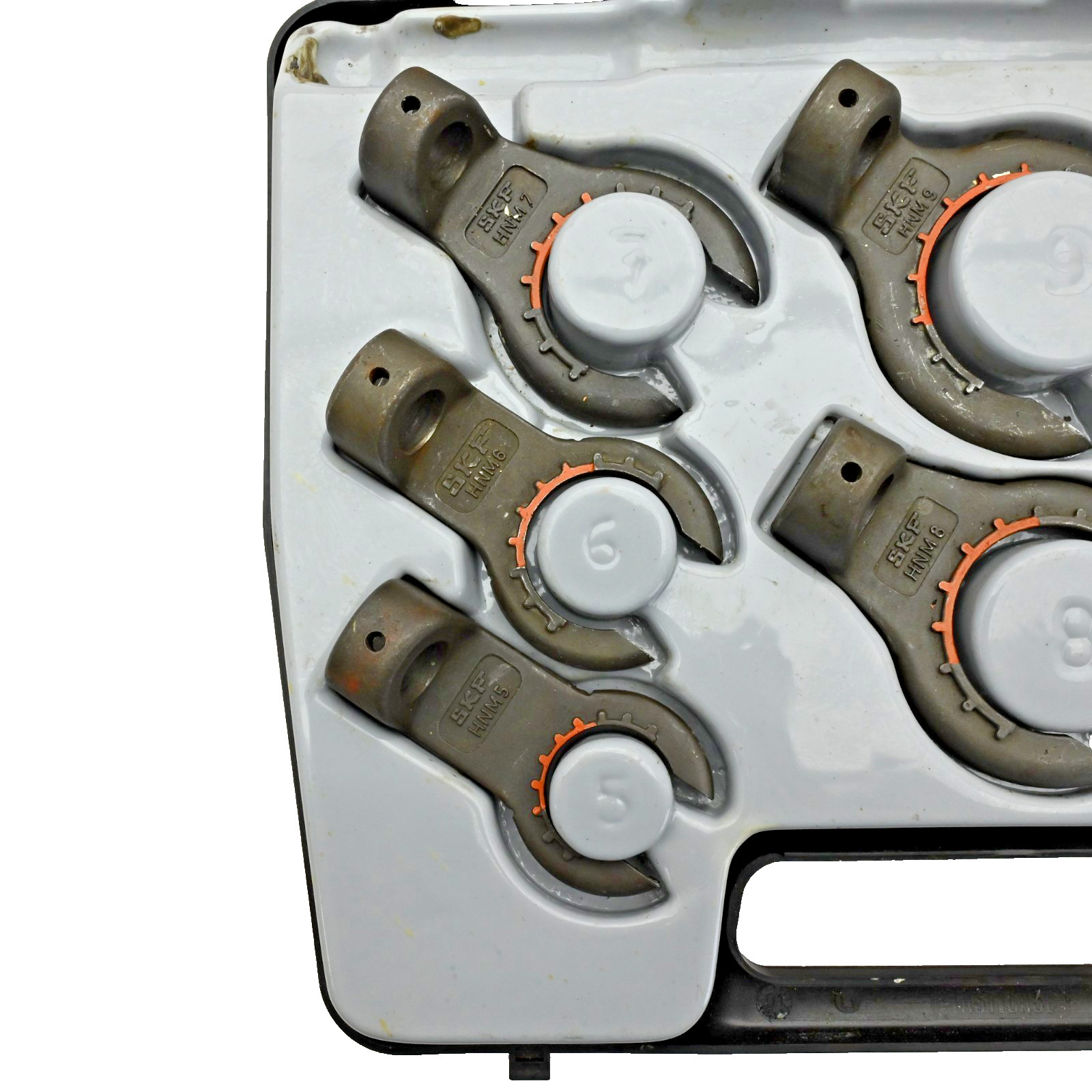 SKF TMHN 7 Lock Nut Spanner Set Bearing Lock Nut Wrench Kit w/ Case