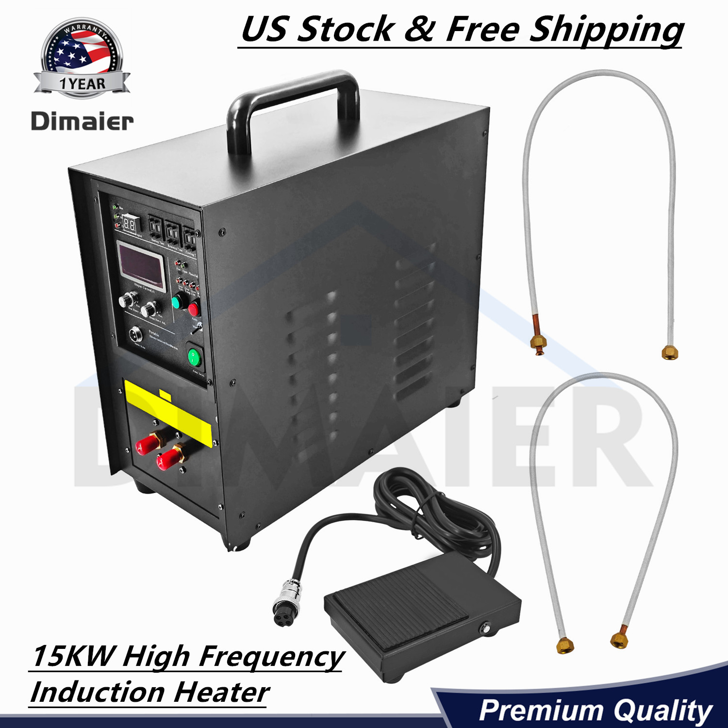 15KW High Frequency Induction Heating Machine Melting Furnace Induction Heater