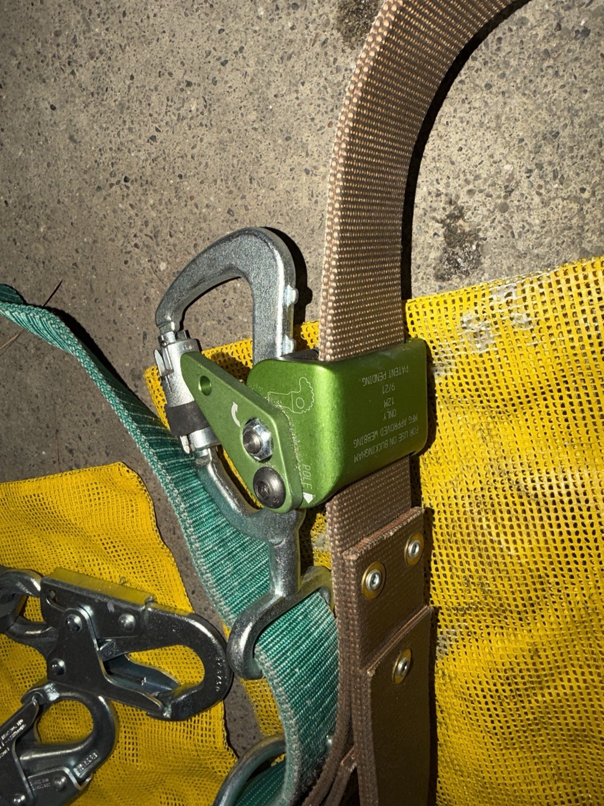 Buckingham 490DWDS Adjustable Positioning Lanyard with Rope Grab & Snaps