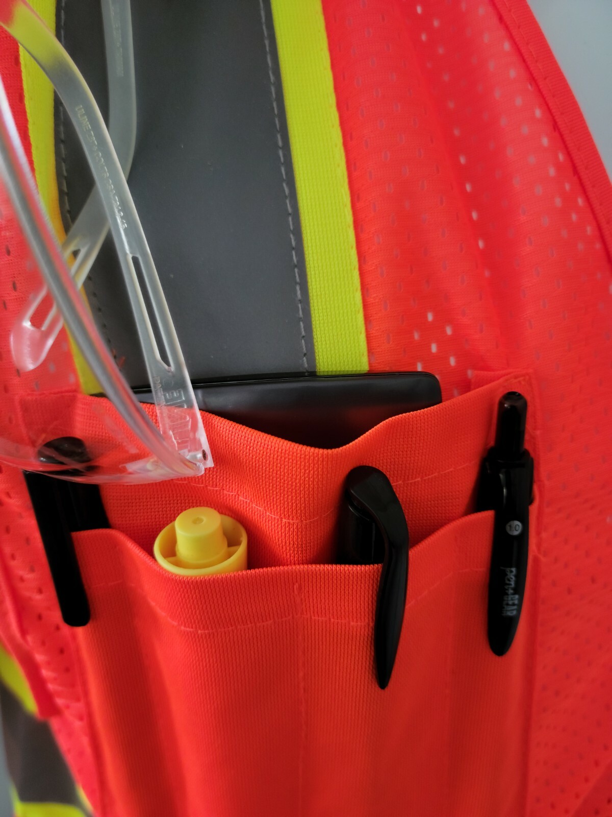 Orange Hi-Visibility Safety Vest (Small to 3XL)