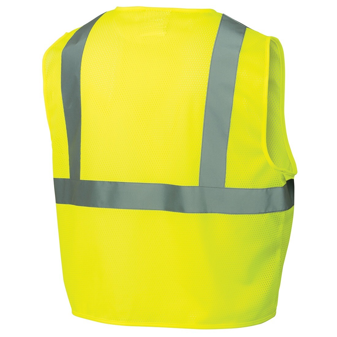 RVZ2110 LIME High Visibility ANSI Type R Class 2 Mesh Reflective Safety Vest