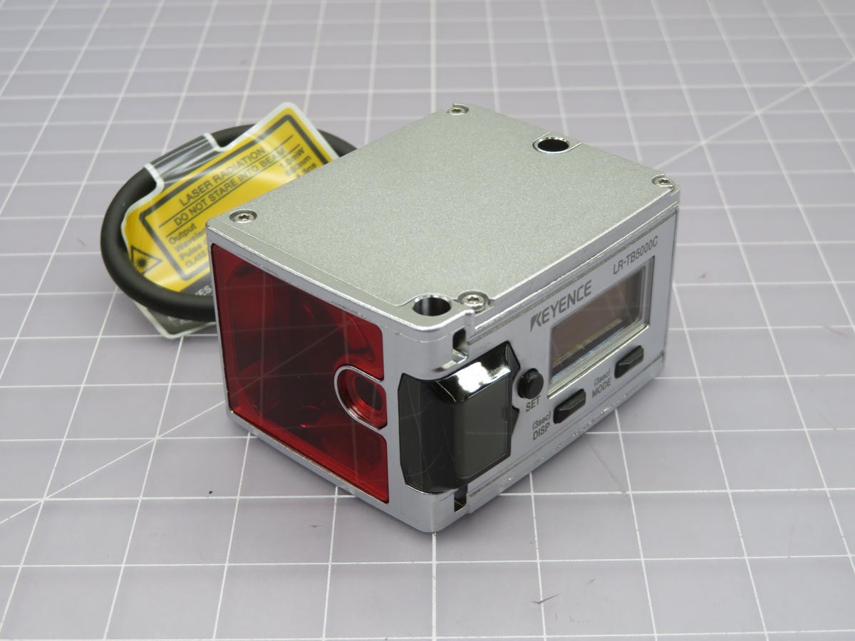 KEYENCE LR-TB5000C LASER SENSOR W/ M12 CONNECTOR T225078