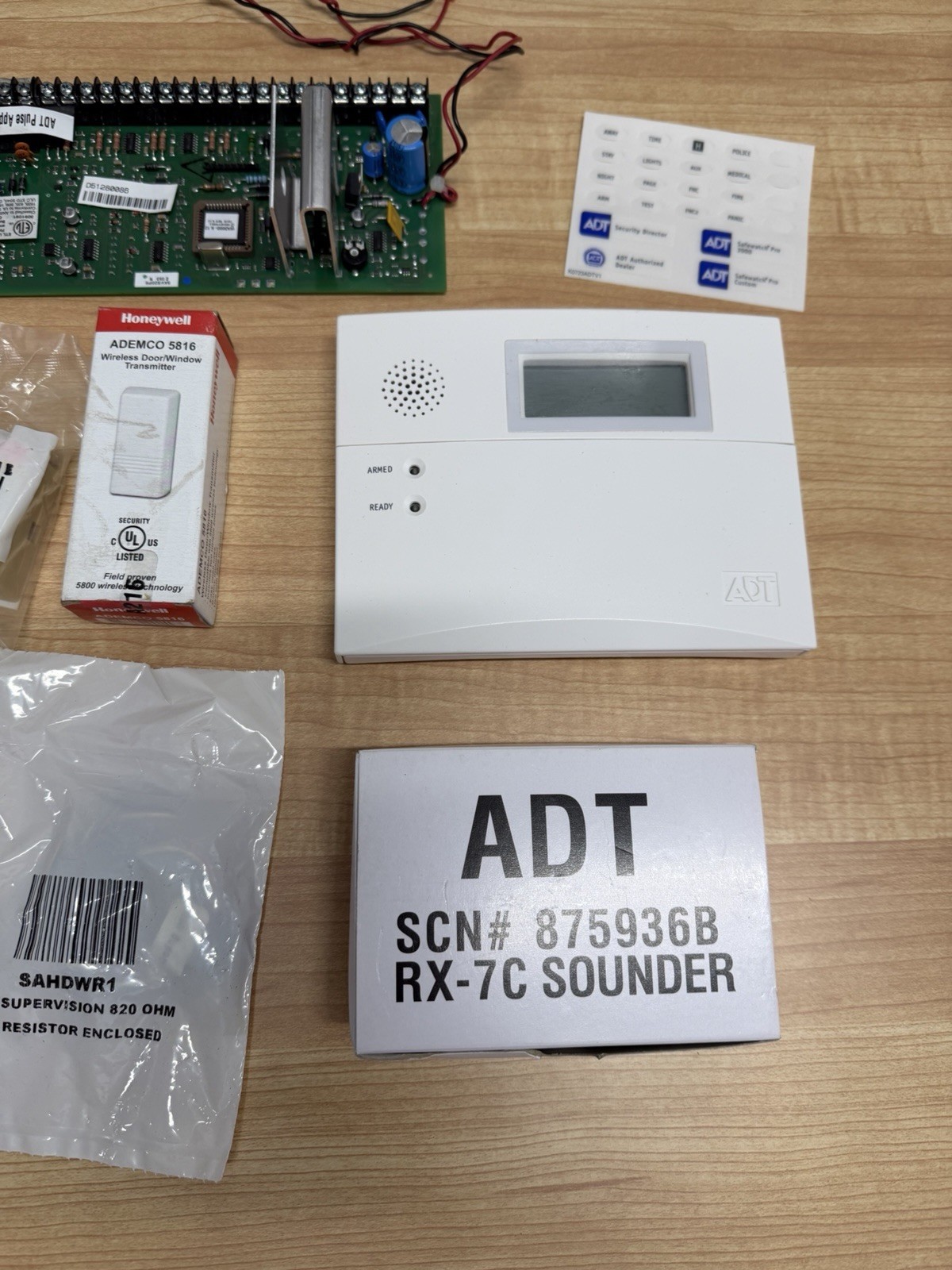 Genuine Honeywell ADT Vista-20P Alarm System Upgrade Kit Bundle (Model 472541C)